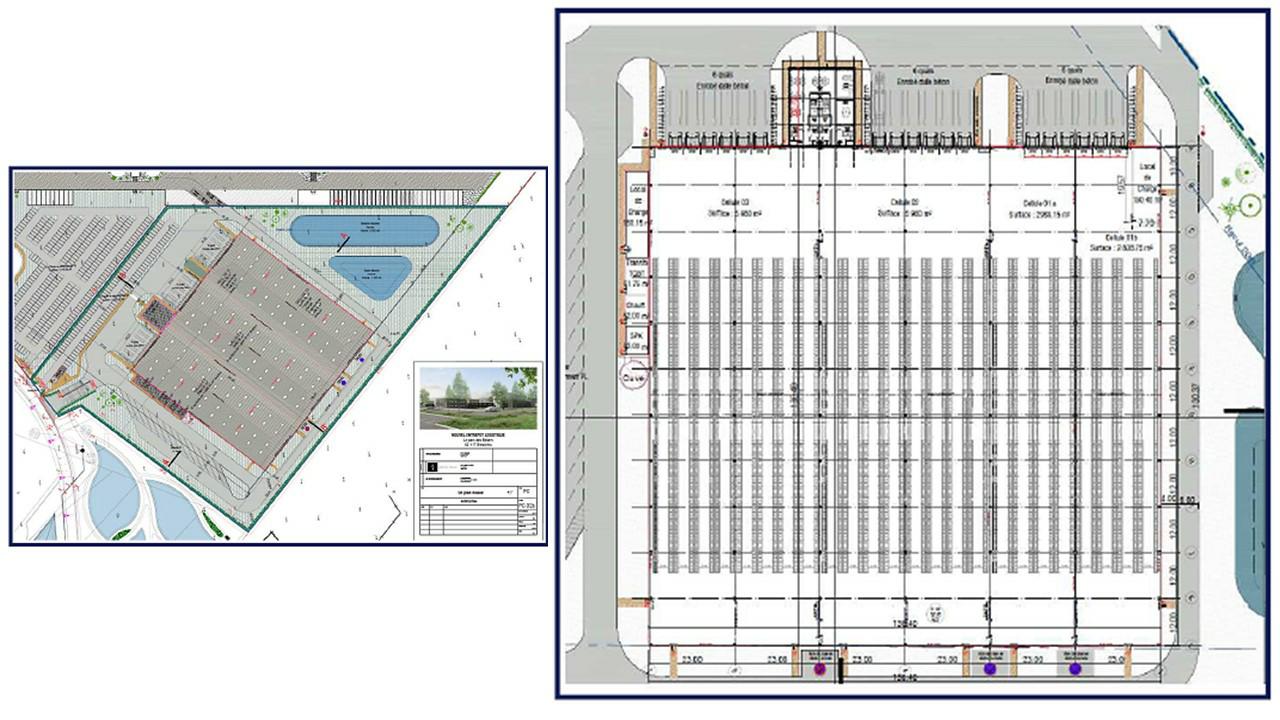 Entrepôt classe a Brebières 18966m² Location entrepôt classe a Brebières Pas-de-Calais OLLOG2106286 2